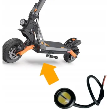 Příslušenství pro elektrokoloběžku Přední LED světlo nášlapu pro KuKirin G2 PRO