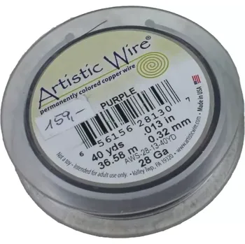 Hobby drát Artistic Wire 0,3 mm fialový - 36,58 m