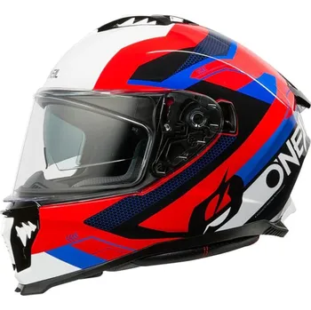 Helma na motorku Přilba na silniční moto - O´NEAL Challenger EXO - černá / bílá / červená / modrá L
