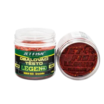 Návnadová surovina JetFish Jet Fish těsto Legend Range ROBIN RED BRUSINKA 250g
