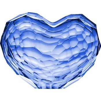 Sklenice Srdce 10 cm , Vyberte variantu Srdce akvamarín 10 cm
