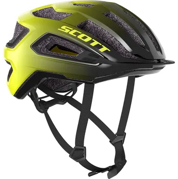 Cyklistická přilba Helma na kolo SCOTT ARX Plus MIPS Black/Radium Yellow 288584 25/26