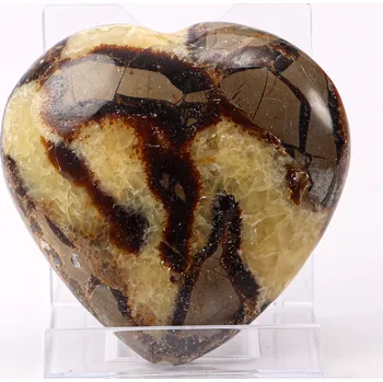 Drahý kámen Magieprirody.cz Srdce Septárie 76 x 75 mm 254 g přírodní kámen #D303