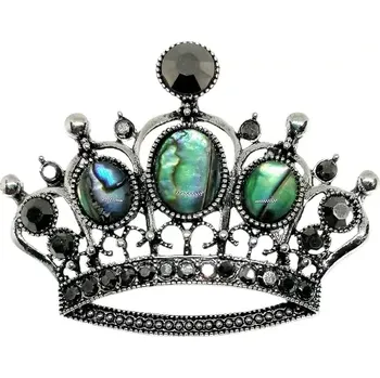 Brož Koruna brož s mušlí Paua abalone (NOVINKA)