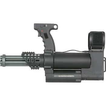 Airsoftová zbraň WELL WE23-L rotační kulomet minigun černá elektrická