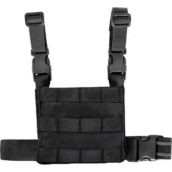 Airsoft 8FIELDS Stehení sumka s MOLLE panelem - Black [8FIELDS]