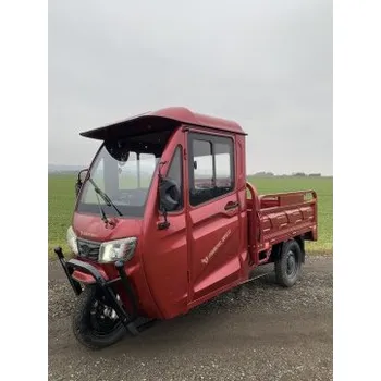 Elektrotříkolka Elektrická nákladní tříkolka Leramotors Cargo G5 2000W Červená, Barva červená Leramotors