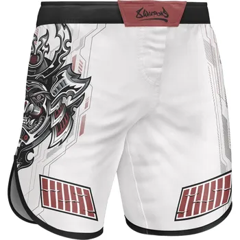Fight šortky 8 WEAPONS Samurai 2.0 - white-red Velikost: M