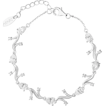 Náramek Stříbrný náramek se zirkony - AP540-0342