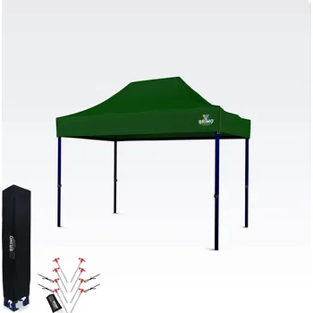Zahradní stan Prodejní stánek 2x3m | Rychle Skládací altán BRIMO Zdarma: 8 kolíků a ochranný návlek + 5 letá záruka!