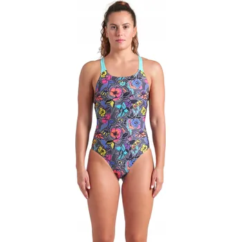 Dámské plavky Dámské plavky Arena Vivid Repeat Swimsuit Swim 34