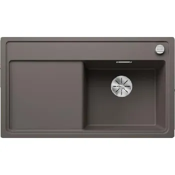Granitový dřez Blanco Zenar 45 - Silgranitový dřez, 85x50 cm, s ovládáním odtoku, InFino, šedá 527363