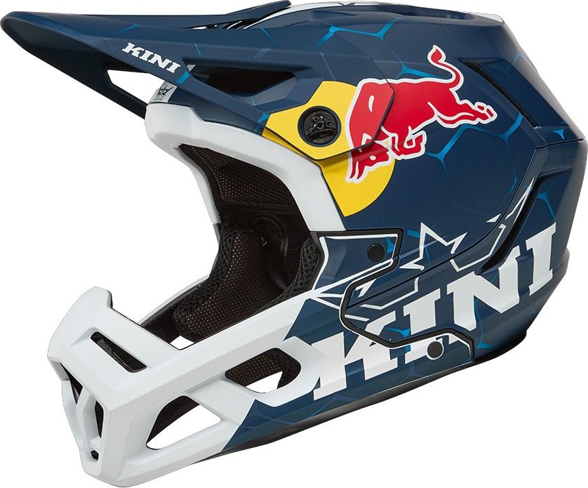 Integrální přilba - KINI Red Bull EC 1.0 2025 - modrá/bílá XL