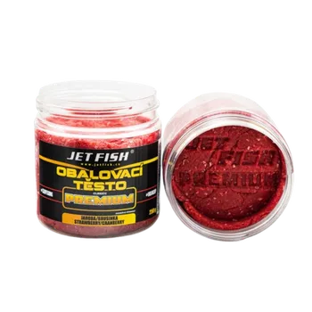 Návnadová surovina JetFish Jet Fish těsto Premium Clasicc JAHODA BRUSINKA 250g