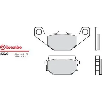 Brzdová destička BREMBO brzdové destičky moto 07023