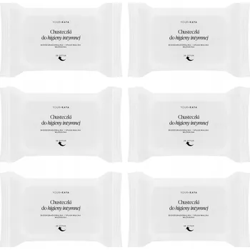 Intimní hygienický prostředek Vlhčené ubrousky pro intimní hygienu Bio Sada 6 × 20 ks Your KAYA