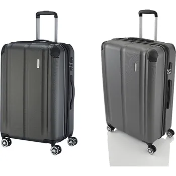 Travelite City 4w M, L Anthracite - sada 2 kufrů + Sleva 5% s kódem AKCE5