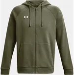 Pánská mikina UNDER ARMOUR UA Rival Fleece FZ - zelená - 1379767-390 Velikosti: L