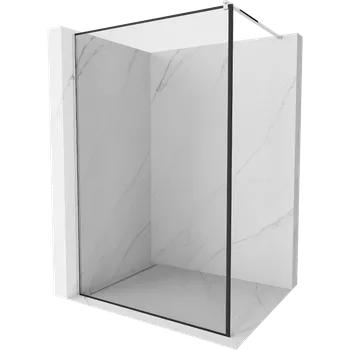 Mexen Kioto sprchová stěna Walk-in 140 x 200 cm, černý rám 8 mm, chrom - 800-140-101-01-70 Sprchové stěny
