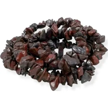 Materiál na výrobu šperku Jaspis brekciový, vrtané zlomky – návlek