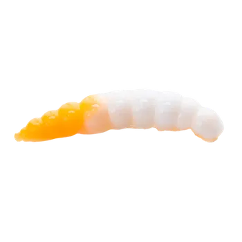 Umělá nástraha Gumová nástraha Moonky Sweet Big 46mm DC02 White / Orange Fluo - Banana (10ks)