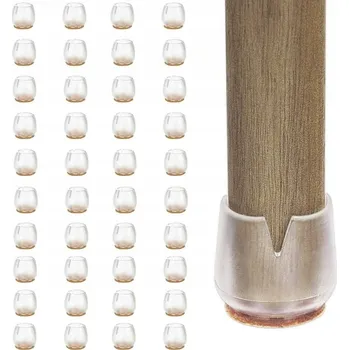 Podložka pod nábytek Průhledné návleky na nohy židlí CZ Store, 40 kusů