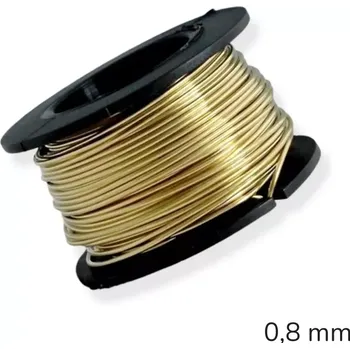Hobby drát Mosazný drát 0,8 mm - 10 m