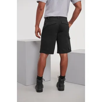 Pánské kraťasy Russell Kraťasy Russell 002M, keprové, do pasu COT12002M55548-khaki Khaki 30