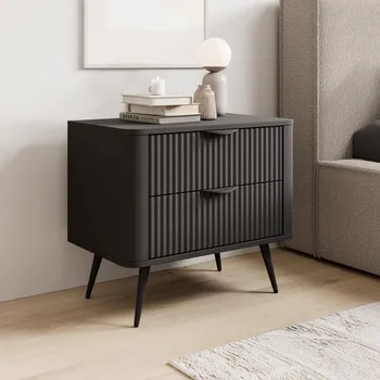 Noční stolek Laski Noční stolek Lante černý