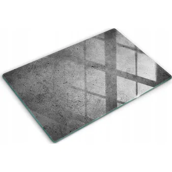 Obraz Ozdobná skleněná deska na krájení a ochranu 80x52 cm Beton kámen textura