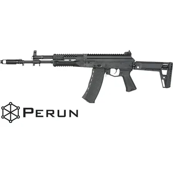 Airsoftová zbraň Arcturus AK-12U Procesorovka Perun černá elektrická