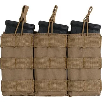 Airsoft 8FIELDS Otevřená trojitá sumka na zásobníky 5.56 - Coyote [8FIELDS]