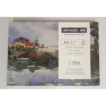 Others Blok akvarelový 300g, 20 listů, SPM - A5