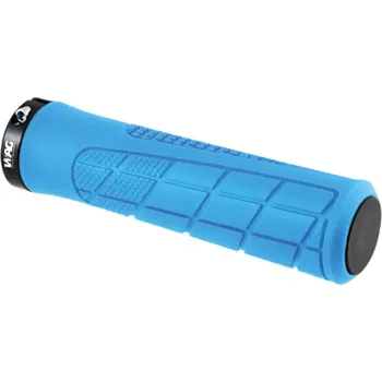 grip WAG MTB PRO gumové gripy s objímkou světle modré