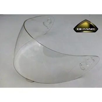 Motodoplněk G-MAC Průzor čirý - typ X Mechanoid, Maxx (Priezor pre moto prilbu)