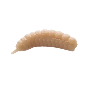 Umělá nástraha Gumová nástraha Moonky Gamer Baby 30mm C08 Coffee Milk - Banana (14ks)