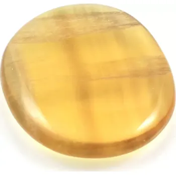 Drahý kámen Fluorit žlutý – placka č. 6
