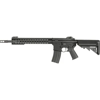 Airsoftová zbraň CYMA CM.068C AR-15 celokov BLUE Edition černá elektrická