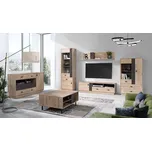 Obývací stěna Allmo C - dub estana + antracit