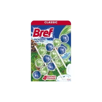 WC čistič BREF Power active PINE, WC závěs - kuličky, 3 x 50 g