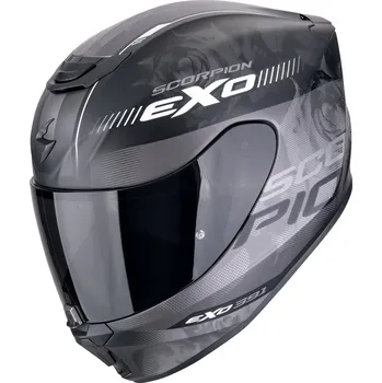 Helma na motorku SCORPION přilba EXO-391 Ava matt black/silver - L