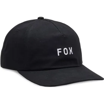 Kšiltovka Kšiltovka Fox Wordmark Adjustable Hat Black 31637-001 25/26