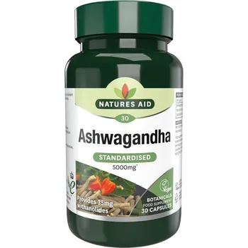 Přírodní produkt Natures Aid Ashwagandha - Ashwagandha (30 Kapsla)
