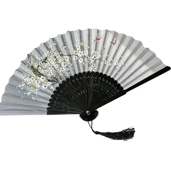 Karnevalový doplněk Vějíř V8039, Barva šedá