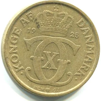 DÁNSKO. 1 krone 1925.
