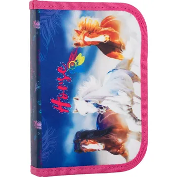 Penál Oxybag Penál 1 p. 2 chlopně, prázdný kůň