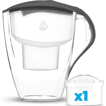 Filtrační konvice Dafi Omega unimax 4 l - černá + filtr zdarma