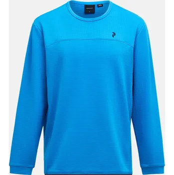 Pánská mikina MIKINA PEAK PERFORMANCE M TRAIL POLARTEC CREW BRILLIANT BLUE
