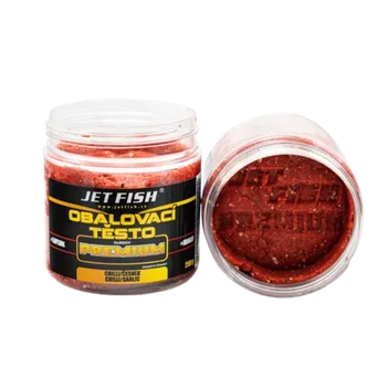 Návnadová surovina JetFish Jet Fish těsto Premium Clasicc CHILLI ČESNEK 250g