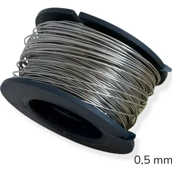 Hobby drát Nerezový drát měkký 0,5 mm – 25 m